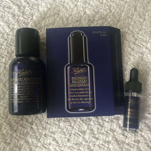 2x Kiehl's Midnight Recovery Oil+ Concentrate Mini